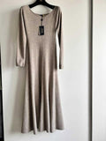 Ralph Lauren Polo Beige Cashmere Midi Dress