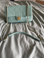 Chanel Blue Lambskin in the Loop Flap Bag