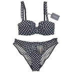 Chantal Thomass Polka Dot Tulle Strapless Bra & Brief Set