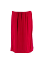 Marni Red Contrast Stripe Midi Skirt