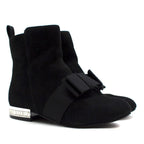 Miss KG Girls Black Suede Ankle Boots
