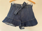 Denim Penny Belted Shorts