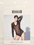 Wolford Romantic Roses Lace String Body