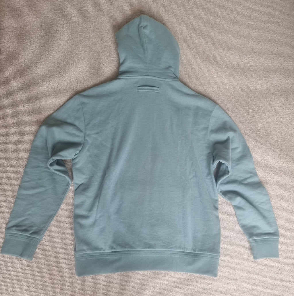 Cotton/Cashmere Blend Pale Green Hoodie