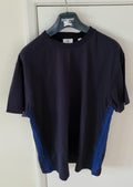 TB Striped Navy Blue Cotton T-Shirt