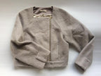 J Brand light grey wool/mohair jacket