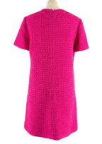 Valentino Pink Tweed Mini Shift Dress