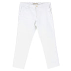 Incotex White Straight-leg Chino Trousers