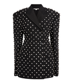 Stella McCartney Crystal Embellished Oversized Double-Breasted Blazer