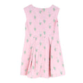 Jacadi baby pink sleeveless printed dress