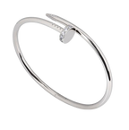 White Gold Diamond Set Juste Un Clou Bracelet
