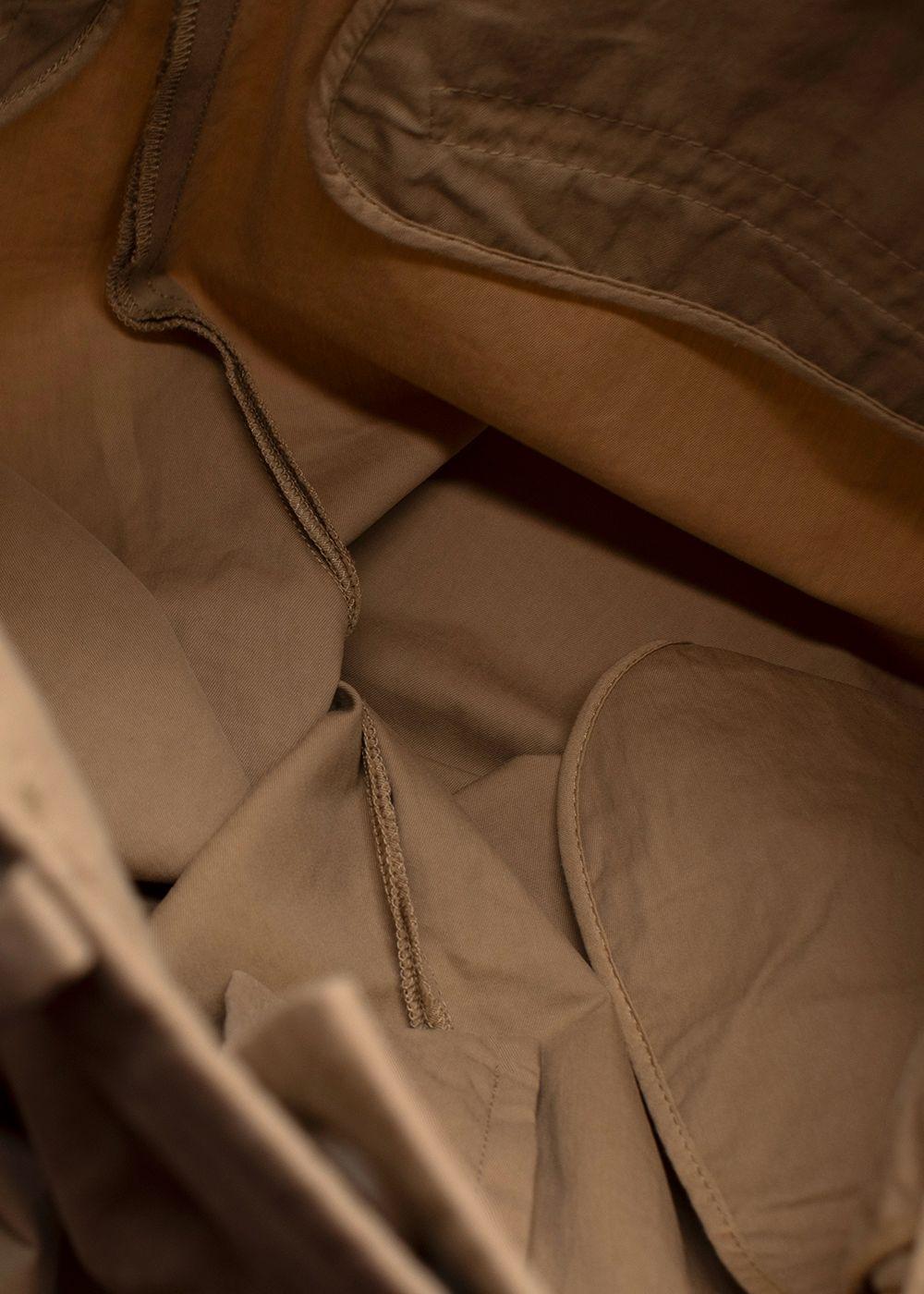 Rejina Pyo High Waist Wide Leg Tan Trousers