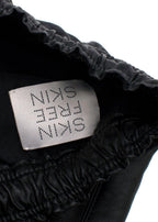 Stella McCartney Black Vegan Leather Joggers