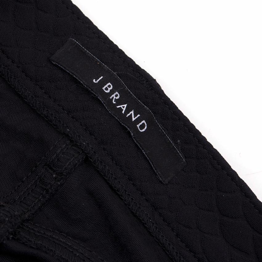 J Brand Black Python Patterned Jeans