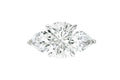 Verde 3ct IGI Certified Lab-grown Round Cut Diamond Ring