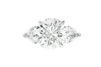 Verde 3ct IGI Certified Lab-grown Round Cut Diamond Ring