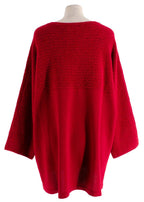 Marina Rinaldi Red Maglia Tricot Sweater