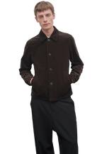The Row Dark Brown “Carsten” jacket