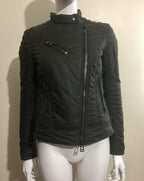 Belstaff Green Outlaw Waxed Biker Jacket