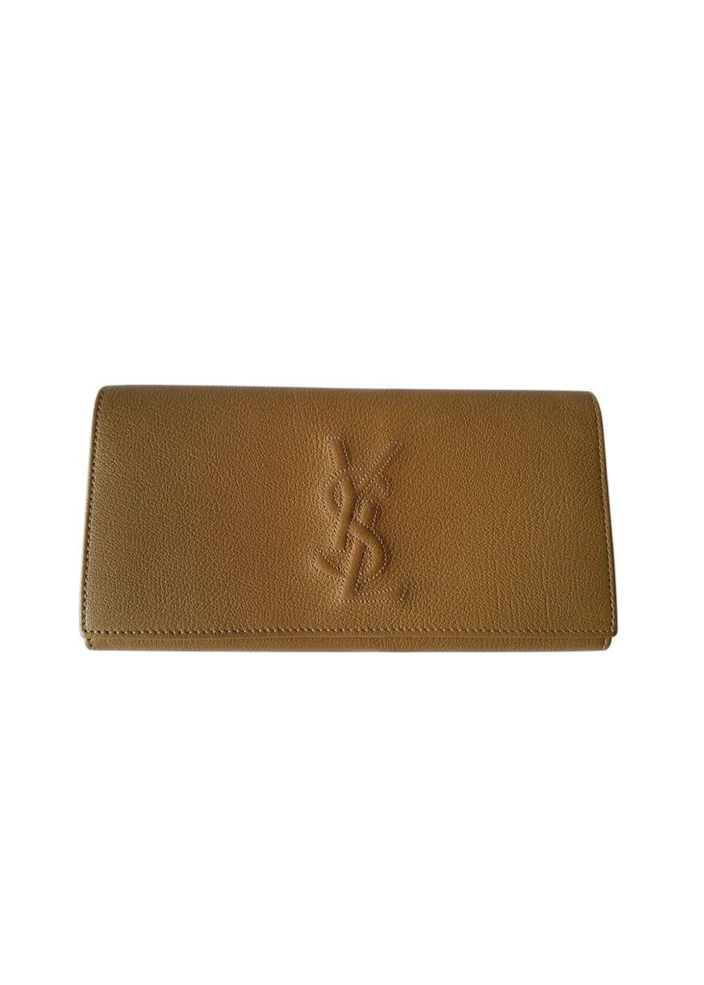 Tan Grained Leather Wallet
