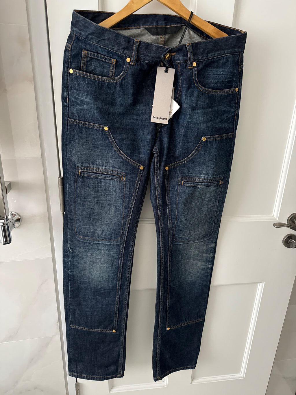 Palm Angels Blue Denim Jeans