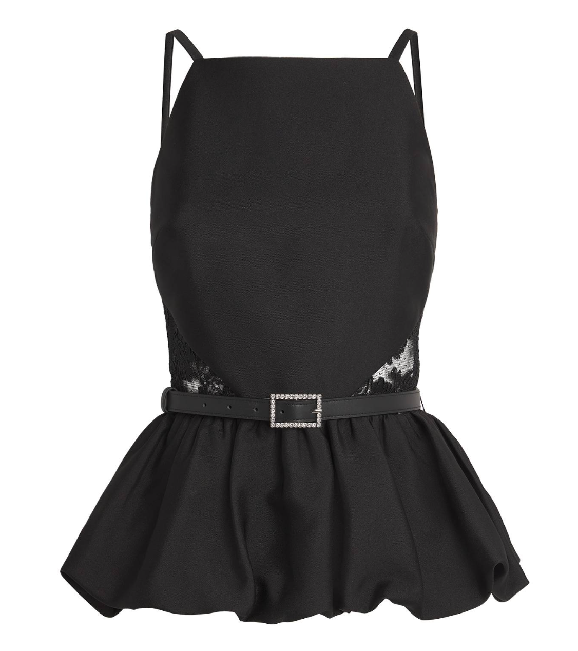 Self-Portrait Taffeta Peplum Top