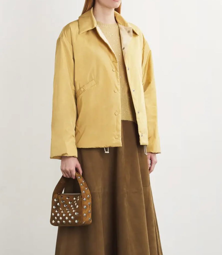 Fabiana Filippi  Padded Jacket With Scarf