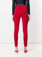 Red Logo Waist Leggings