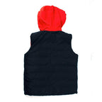 Jacadi Blue and Red Reversible Hooded Gilet