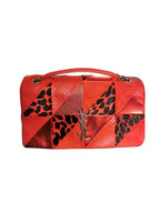 Red Mix & Match Jamie Patchwork Bag