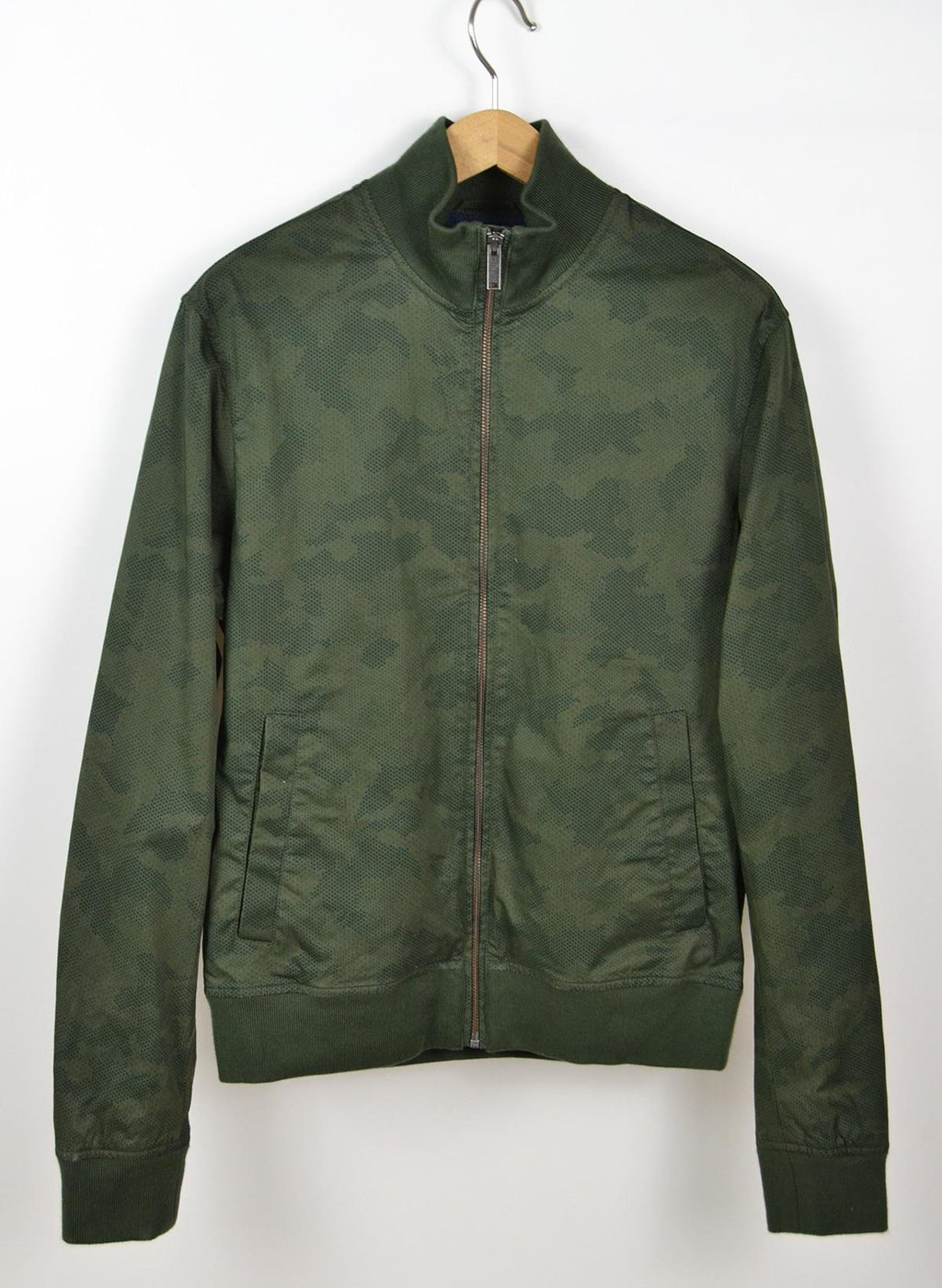 Green Camo Print Jacket