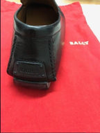 Bally Mens Black Stitch Detail Loafers