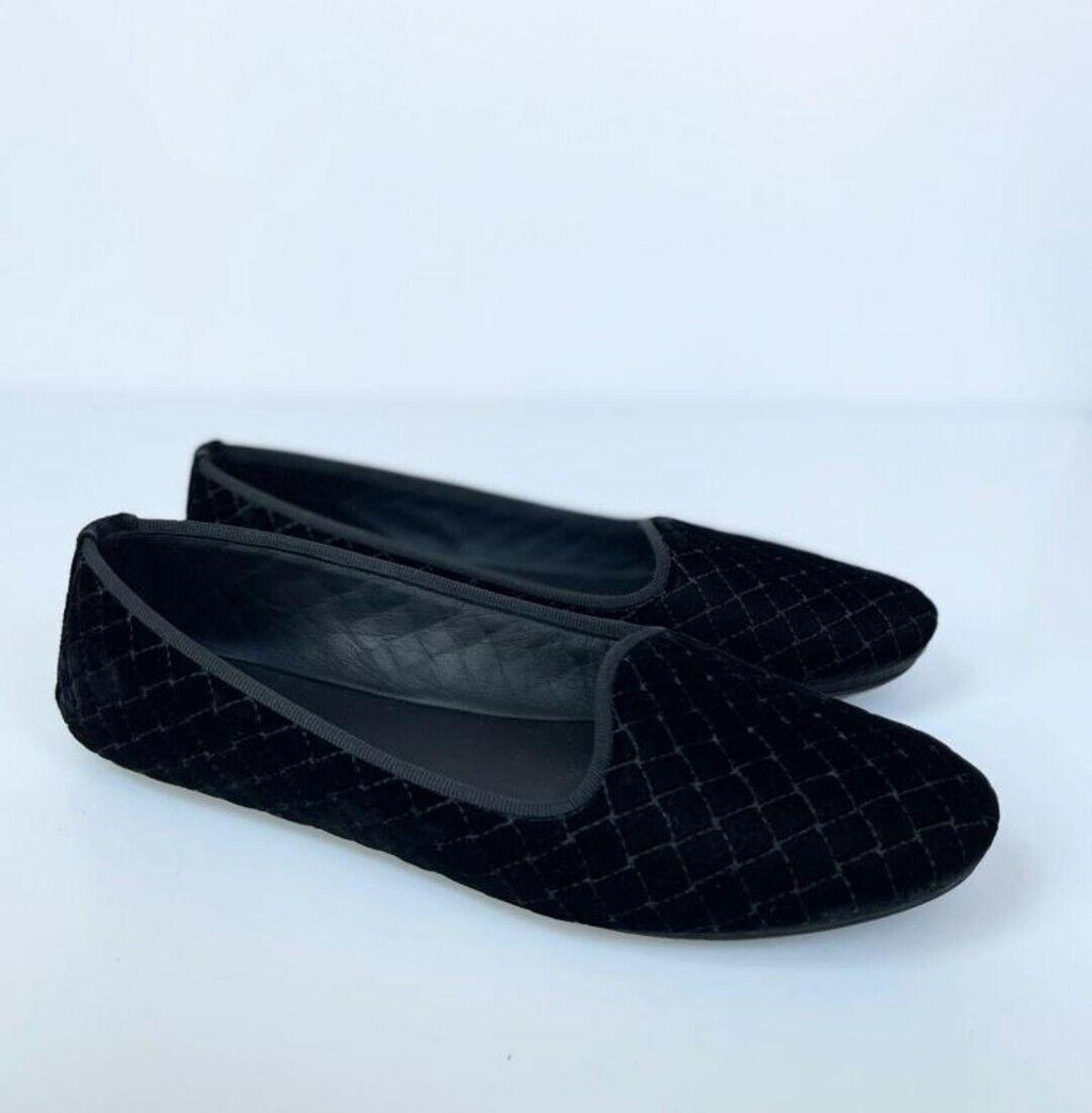 Quilted Velvet Gondoliera Flats