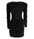 Alessandra Rich Silk Polka-Dot Mini Dress