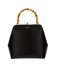 Jil Sander Black Goji Bamboo Top Handle Bag