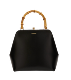 Jil Sander Black Goji Bamboo Top Handle Bag