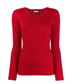 P.A.R.O.S.H. Wool Slim-fit Ribbed Open Back Jumper