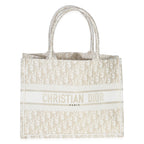 Christian Dior  Oblique Embroidery Medium Book Tote