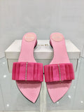 Sylvie Rost Paris Rose Pink Slides