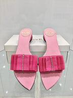Sylvie Rost Paris Rose Pink Slides