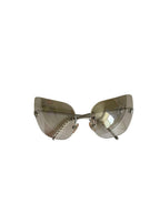 Vintage square gradient lens sunglasses