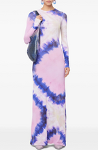 Rabanne Tie-dye Print Dress