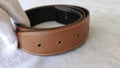 Hermes Black & Gold Reversible Belt in Epsom & Togo Leather