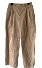 Wardrobe NYC Khaki Wide Chino Pants