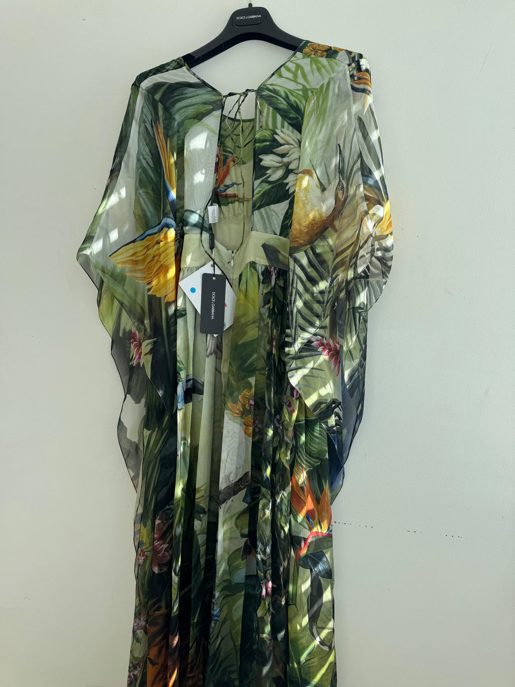 Printed Silk Chiffon Maxi Dress