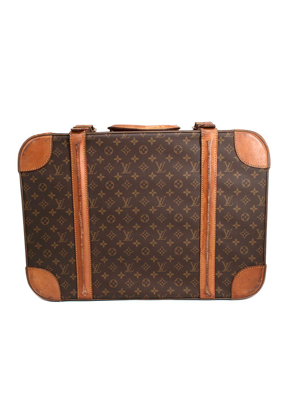 Louis Vuitton Vintage Brown Monogram Stratos Suitcase