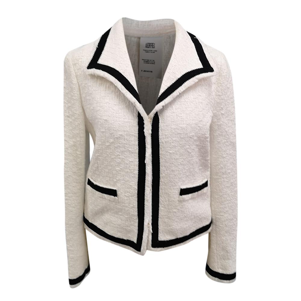 Moschino White Single Breasted Jacket
