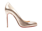 Christian Louboutin Gold Fifi Pumps