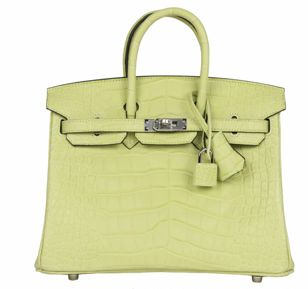 Jaune Bourgeon Birkin 25 cm in Mississippiensis Alligator Matte with Palladium Hardware