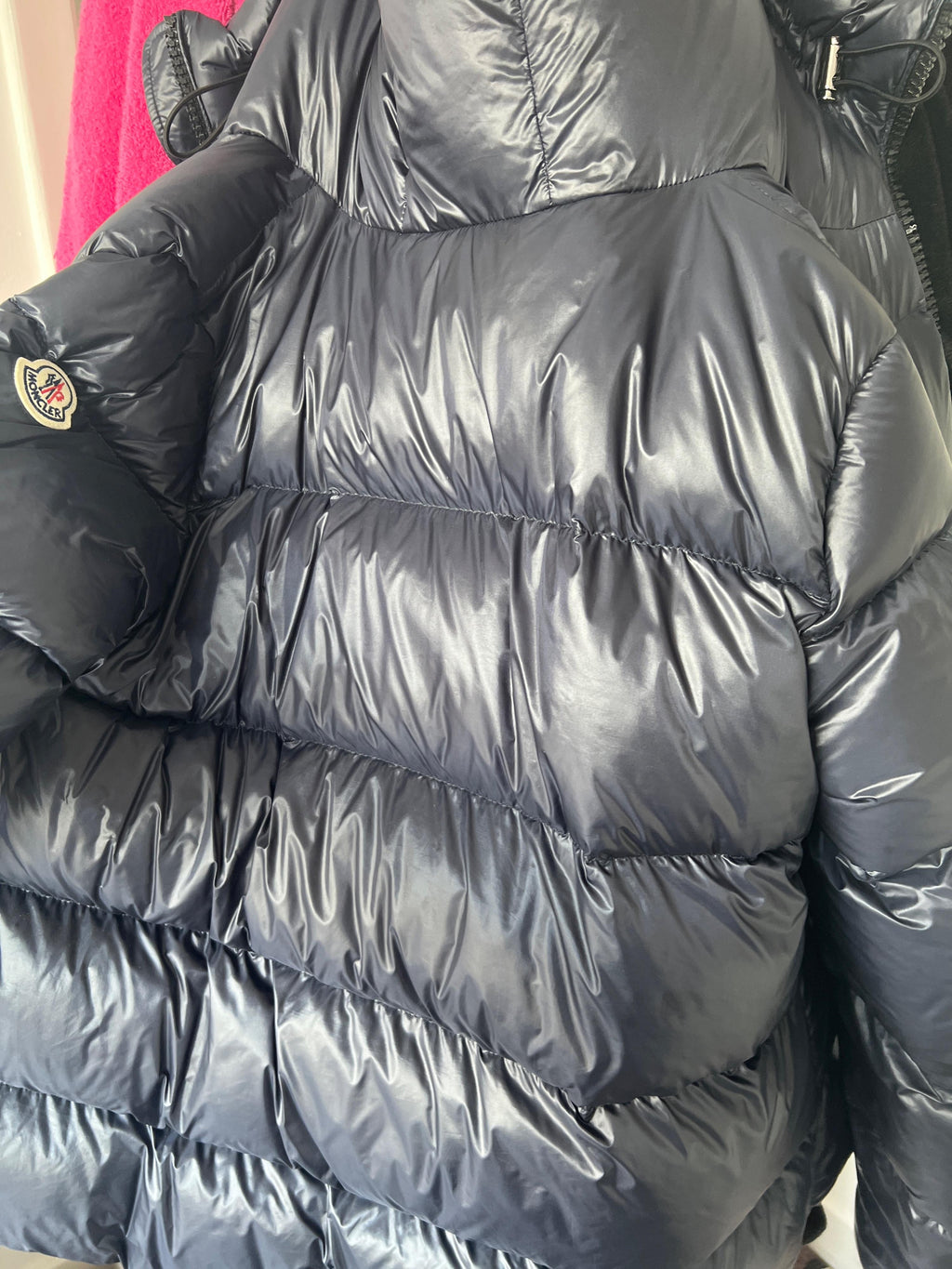 Moncler Navy Seritte Puffer Jacket